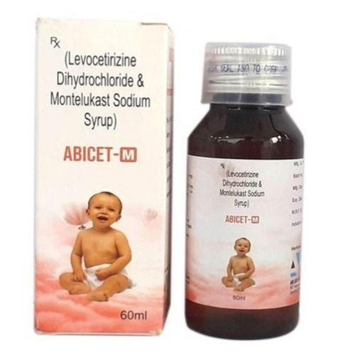 Levocetirizine Dihydrochloride Montelukast Sodium Syrup, 60Ml Cool & Dry Place