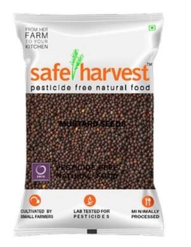 Purity 99 Percent Pesticide Free Healthy Natural Rich Fine Taste Safe Harvest Organic Brown Mustard Seeds