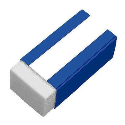 Rubber Rectangular Shape And Premium Quality White Non Dust Stationery Eraser