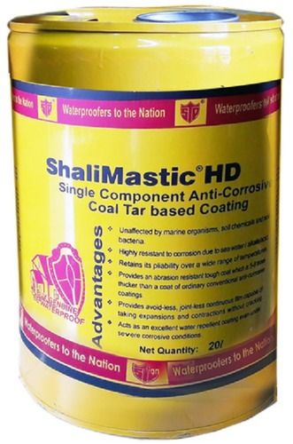 Shalimastic Hd Anti Corrosive Heavy Duty Thermoplastic Coal Tar Based Coating Application: By Brush