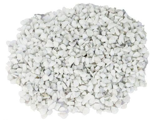  Marble Chips For Garden, Aquarium, Indoor Outdoor Decoration Pebbles Stone Regular Asymmetrical Marble Pebbles (White)