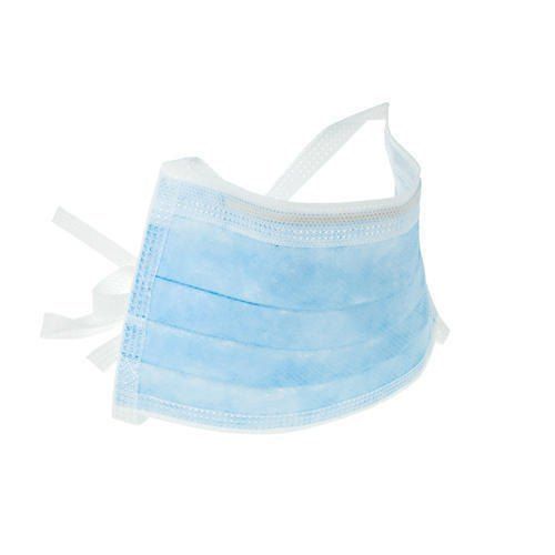 2 Ply Face Mask Blue Color With Ear Elastic Loop For All Age Groups