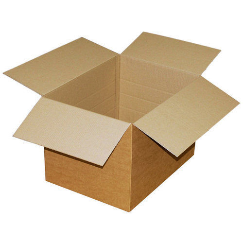  पैकेजिंग के लिए 6.4 mm ब्राउन मैट फ़िनिश आयताकार नालीदार पेपर बॉक्स 