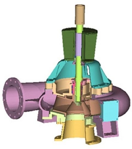 600Mm वर्टिकल नॉन क्लॉग सेंट्रीफ्यूगल पंप - Vnc स्टैंडर्ड: A ग्रेड