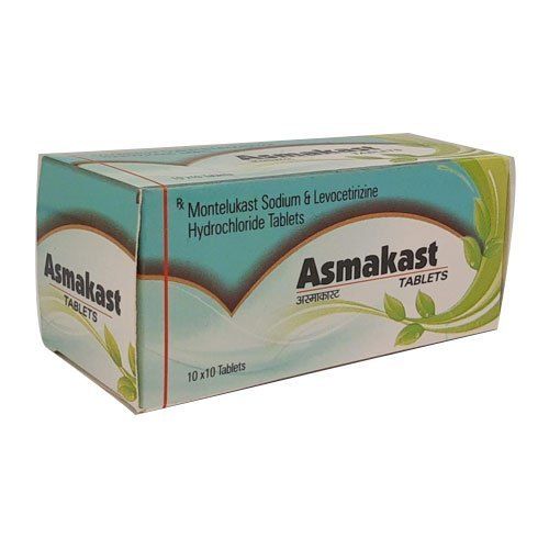 Asmakast Montelukast Sodium And Levocetirizine Tablets Ingredients: Hydrochloride