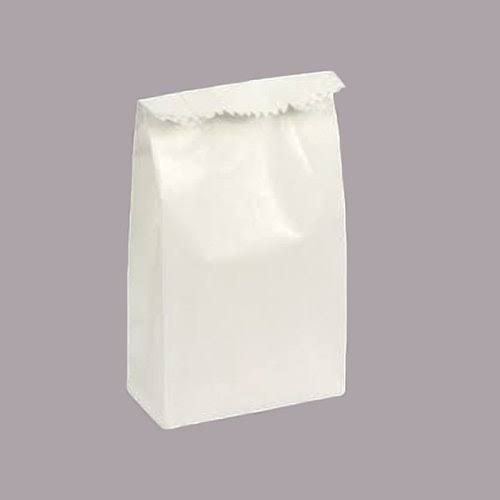 Rectangular Shape And Plain White Color Cover Bag For Grocery Uses Max Load: 1  Kilograms (Kg)