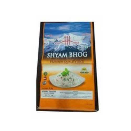 Rectangular Waterproof Laminated Printed Bopp Bag For Rice Packaging