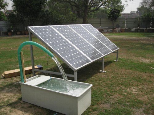 Green Ruggedly Constructed Easy Installation 2Hp Single Phase 240 V Solar Water Pumping System