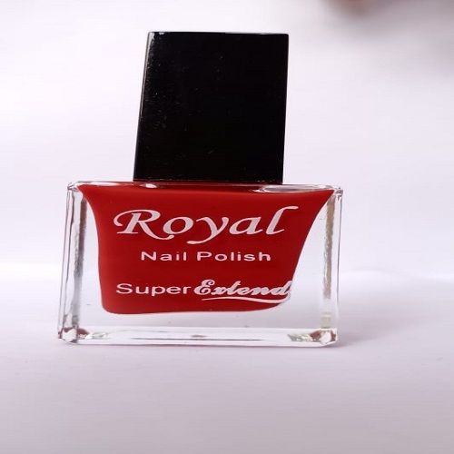 Liquid  Quick Dry And Long Lasting Royal Super Extend Red Color Nail Polish For Ladies