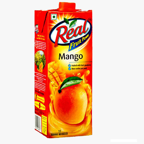 1 Litre Delicious And Tasty Healthy Real Mango Power Fruit Juice Tetra Pack Bottle