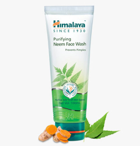 100Ml Himalaya Purifying Neem Face Wash Prevents Pimples All Skin Type Face Wash Ingredients: Chemicals