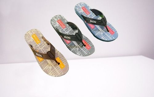 Rubber 6 Size Comfortable And Skin Friendly Badal Printed Eva Slipper For Kids Malti Color