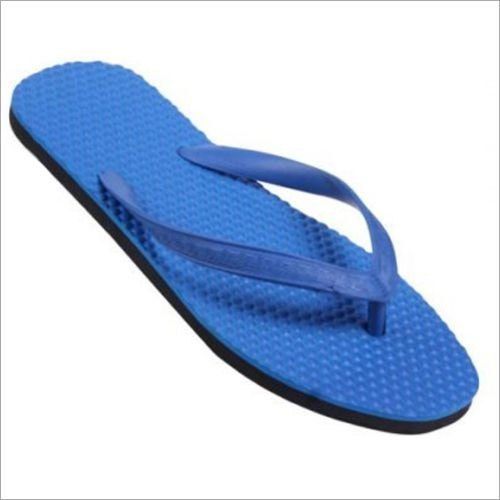 Rubber Blue Color Casual Wear Bathroom Slipper With Stylish Look And Anti Slip