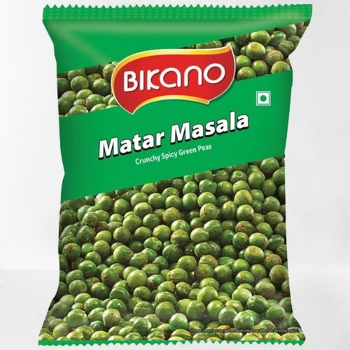 Delightful Flavor And Delicious Bikano Matar Masala Crunchy Spicy Green Peas 25 Gram