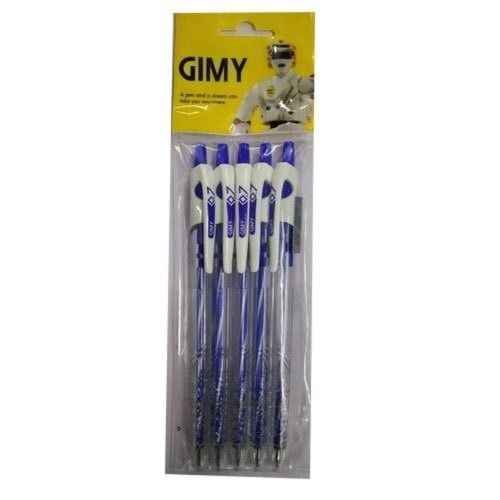 Blue Easy To Hold Fine Writing Plastic Granules Smooth Refill Ball Pens For School And Office