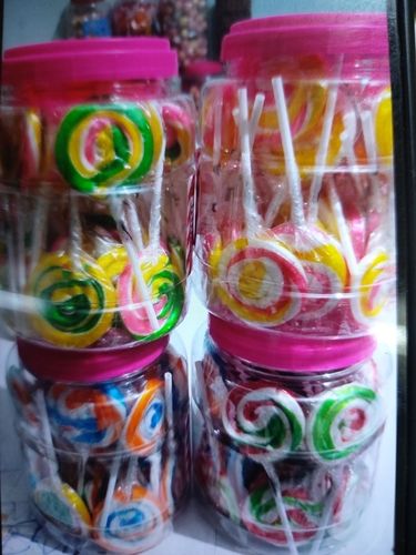 Flavoured Lollipop Candy, Round Shape, 3.36 Gms Candy Weight