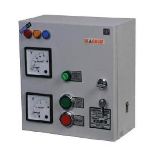 Gray Painted Metal Three Phase 7500-watts Electrical Submersible Pump Panel, 220volts, 50 Hz