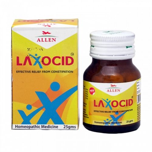 Laxocid Homeopathic Tablets For Effective Relief In Constipation - 25 GM