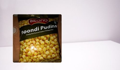 Mint Flavored Crispy And Light Bikano Boondi Pudina Crunchy For Salads And Noodles