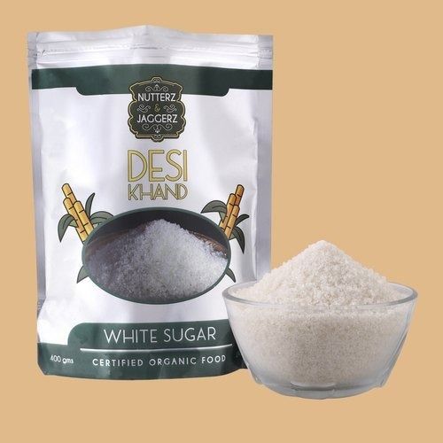 Nutterz And Jaggerz Organic White Sweet Sugar, Desi Khand Rich In Nutrients Packaging: Piece