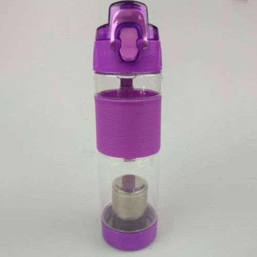 Violet Plastic Alkaline Mineral Water Bottle With Anti Leak And Crack Properties