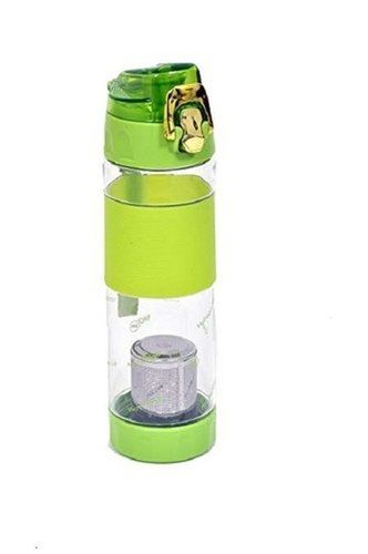 Plastic Body And Green Colour Alkaline Water Bottle With Anti Leak Properties