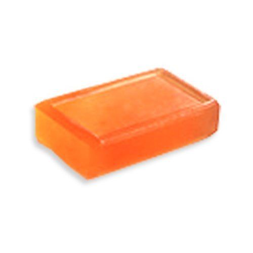 Rectangular Shape And Orange Color Almond Organic Soap For All Types Of Skin