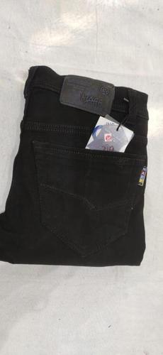 गर्मियों और सर्दियों में पहनने योग्य यात्रा आराम से पहनने योग्य काली पुरुषों की जींस फ़ैब्रिक वज़न: ४२० ग्राम (G)