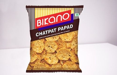 Tangy Delight And Mid Morning Bikanervala Chatpat Papad Namkeen Packaging Type: Packet 