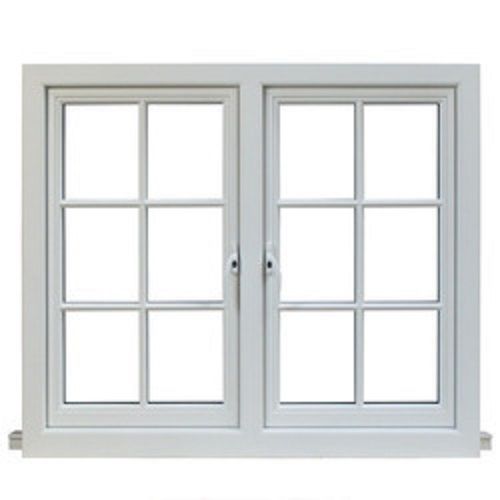 Upto 5 Feet White Frame Modular Design Aluminium Casement Window With Glass Application: Residential