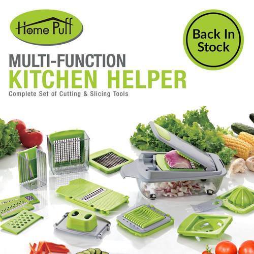 Vegetable Cutter Chopper Grater & Julienne Slicer- 11 In 1 Vegetable & Fruit Chopper Dicer