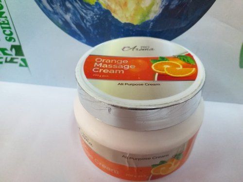 Orange Massage Cream For Stretch Marks Removal, Moisturization, Nourishment, Softening And Smothering