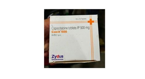 100 Tab Zydus Capecitabine Tablets Ip 500 Mg, Slowing Or Stopping The Growth Of Cancer Cells 