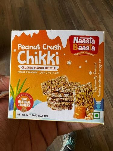 200 gm Peanut Crush Chikki With Sweet Taste