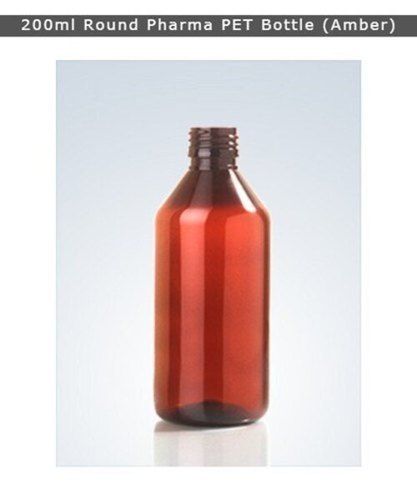 Brown 200ml PET Bottle for pharma