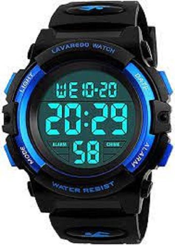 Multi Color Elegant Look Boys And Girls Digital Waterproof Led Wrist Watch With Alarm