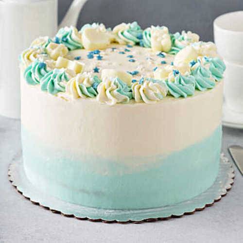 Baby Shark Design Fresh Cream Cake #paulineshomemademalacca | Baby boy  birthday cake, Dinosaur birthday cakes, Shark birthday party