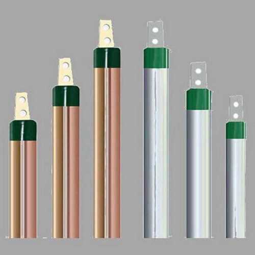 Round Shape Three Meter Length Copper Bonded Earthing Rod, Diameter 30 Mm