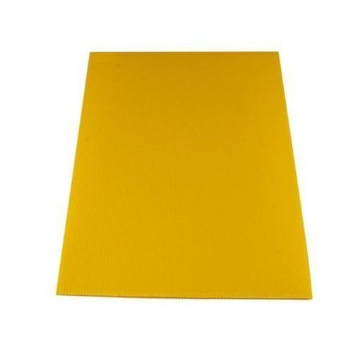 Shock Absorption Yellow Three Side Highly Versatile Seal Soft Pp Corrugated Sheets Warranty: No