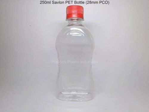 Transparent Savlon Shape PET Bottle