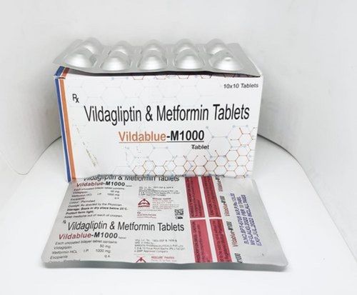 Vildagliptin And Metformin 1000 Mg Tablets