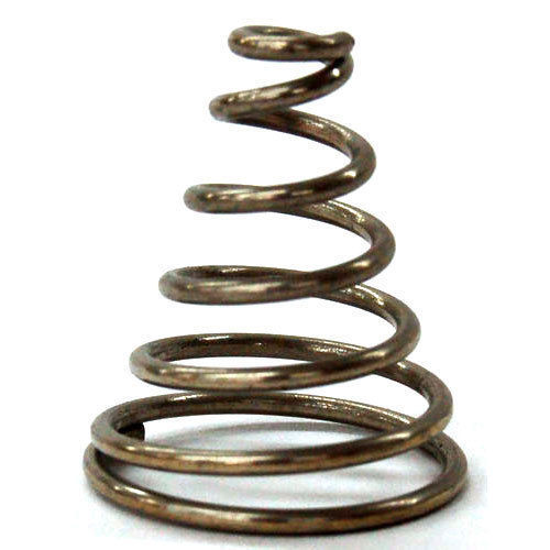 Compression 202 Stainless Steel Conical Spring With Wire Diameter 0.7 Cm And Corrosion Resistant