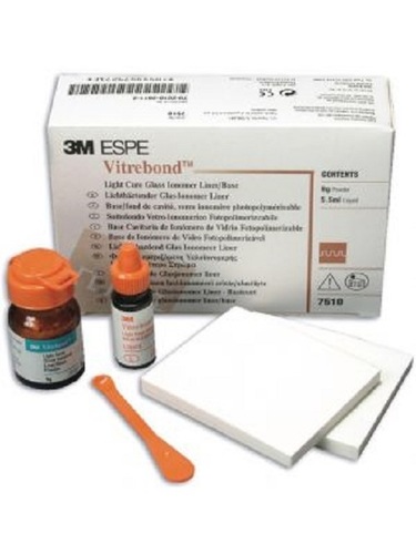 Multi Colors 3M Espe Vitrebond Light Cure Glass Ionomer Liner/Base A Intro Kit