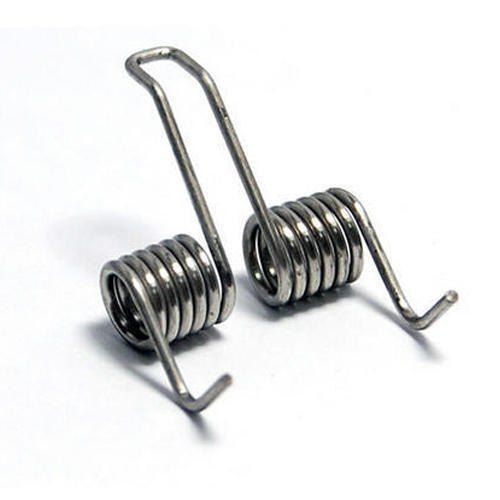 Stainless Steel Double Torsion Spring With 70 Hrc Hardness And Tensile Strength 350 Mpa, Elongation 20%