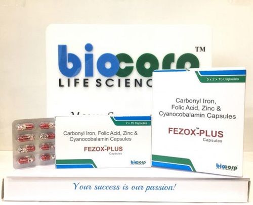 Fezox Plus Iron Carbonyl, Folic Acid, Zinc And Cyanocobalamin Capsules Efficacy: Promote Nutrition