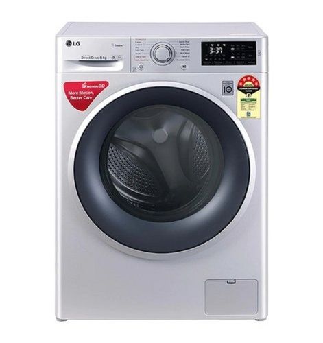 Selver Luxury Silver Colour 6 Kg Fully Automatic Front Load Washing Machine With Door Diameter 300Mm 