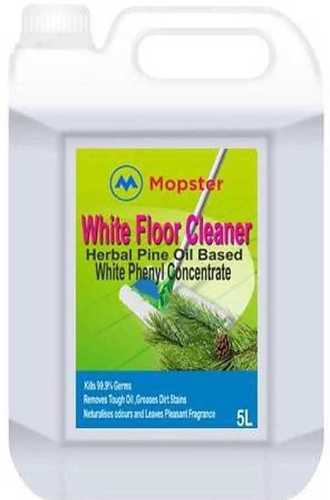 Mopster White Floor Cleaner Herbal Pine Oil Based White Phenyl Concentrate (5 Litre)