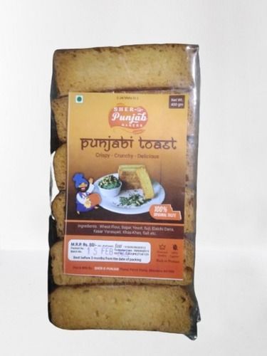 No Added Preservatives No Artificial Color Crispy And Crunchy Instant Punjabi Jaggery Rusk Toast (1 Packet)