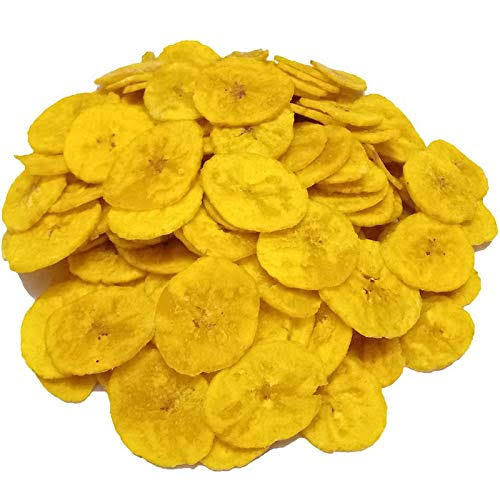 Ready To Eat Snacks Salty Natural Taste Yellow Banana Chips Packaging: Box