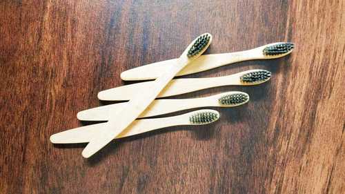 Seta Of 5 Soft Bristles Eco Happy Sustainable Bamboo Toothbrush Which Prevents Bacterial Growth